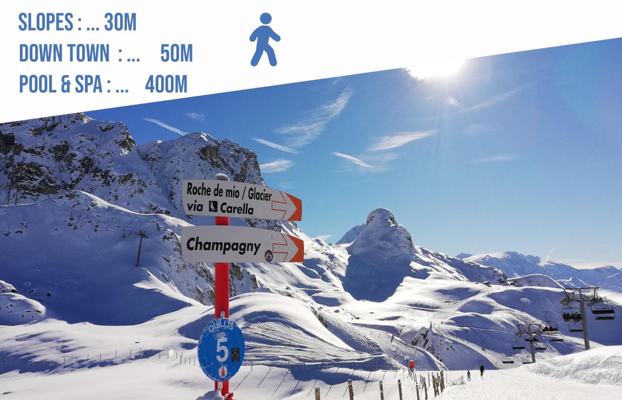 Elegant Logement, Superbe Vue Apartment La Plagne